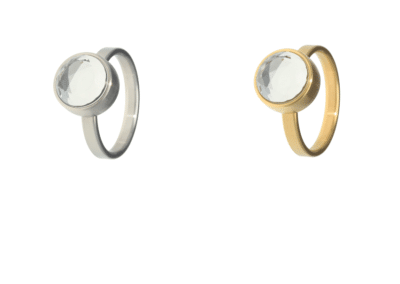 Ringe Kristall-Facette