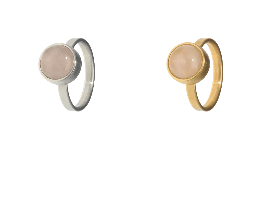 Ringe Rosenquarz